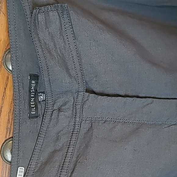 Eileen Fisher Relaxed Straight Leg Linen blend pant Size 14 - Picture 2 of 8